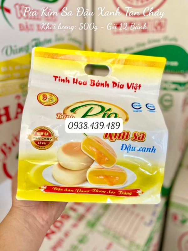 Bánh Pía Kim Sa Đậu Xanh Trứng Chảy